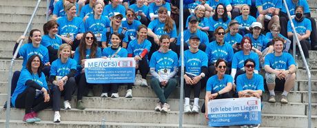 Laufgruppe run for ME/CFS beim 33. Stuttgart-Lauf