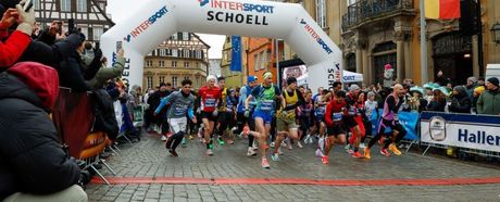 Rekorde beim traditionellen Dreikönigslauf in Schwäbisch Hall