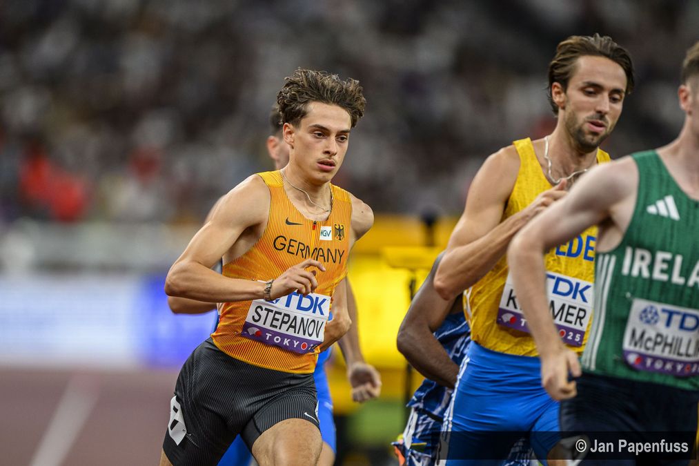 Alexander Stepanov (VfL Sindelfingen) im Vorlauf über 800 Meter